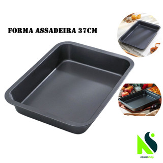 Forma Assadeira Retangular para Torta Antiaderente Forma para pão Cuca Forma para Bolo