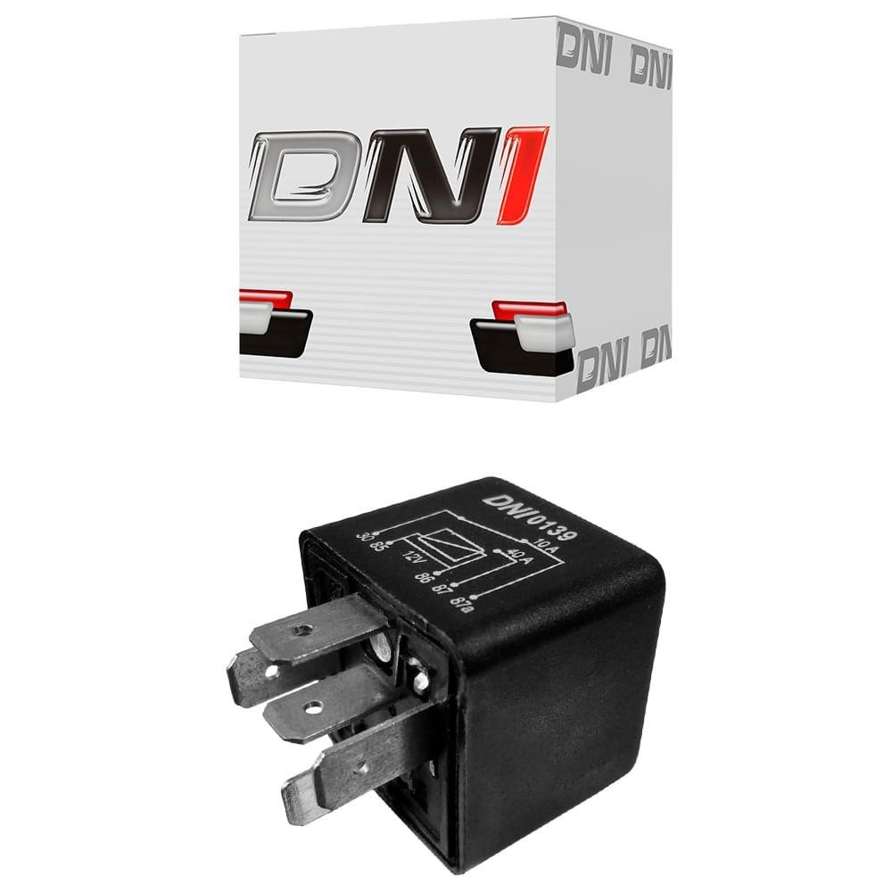 Relé Auxiliar Reversor Celta Clio Uno 12V 40/10A Sem Suporte em Oferta na Shopee