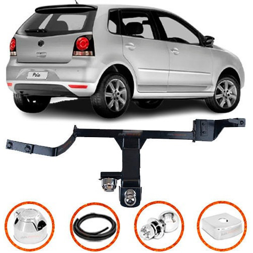 Engate Reboque Vw Polo Hatch 2001 A 2016 Inmetro Até 700kg