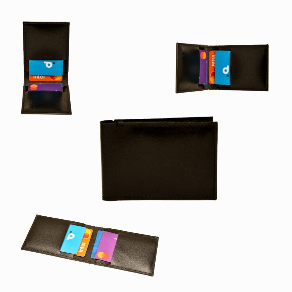 Kit 100 Porta Cartão Masculino feminino slim Lançamento Black Friday