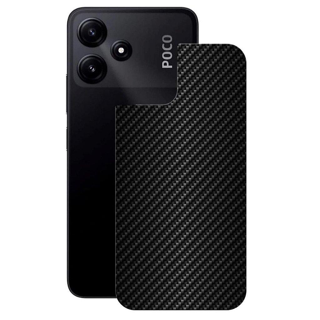 Película para Xiaomi Poco M6 Pro 5G - Traseira de Fibra de Carbono Preta - Gshield em Oferta na Shopee
