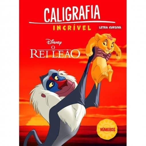 Caligrafia Incrível Disney - O Rei Leão Números (cursiva) em Oferta na Shopee