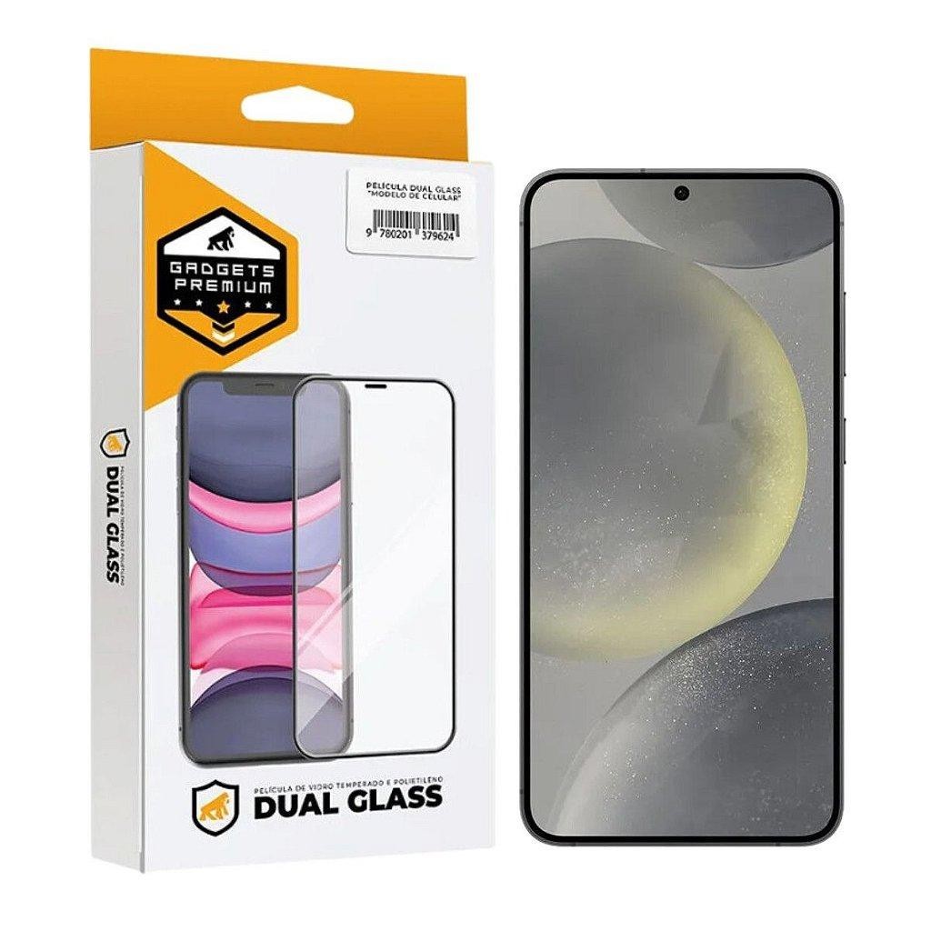 Película para Samsung Galaxy S24 Plus - Dual Glass Preta - Gshield em Oferta na Shopee