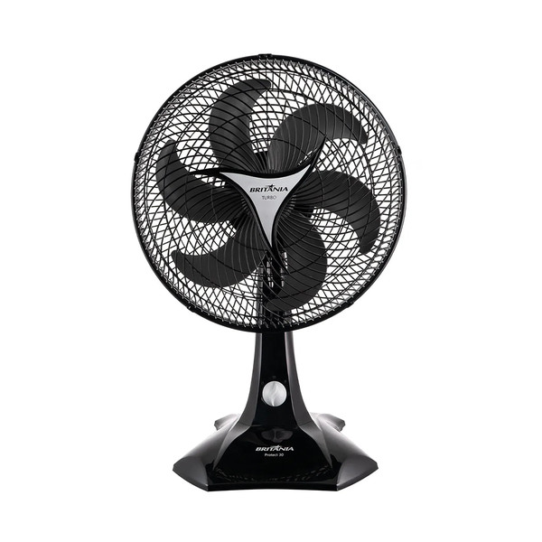 Ventilador De Mesa/Parede Britânia Protect 30 Six 60W Preto