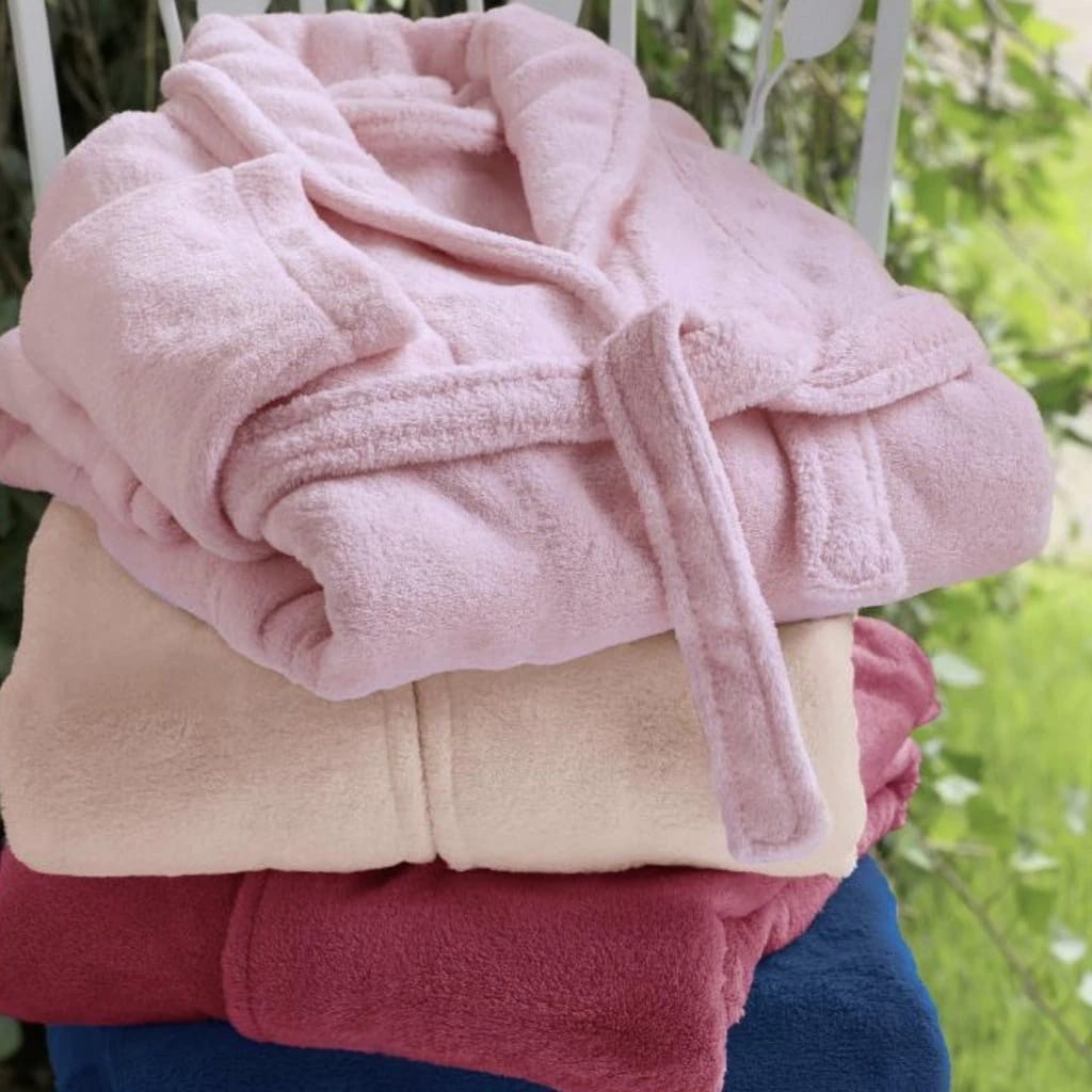 Roupão Microfibra Corttex Attuale - Super Macio Várias Cores Unissex Roupão Feminino Roupão de Banho em Oferta na Shopee