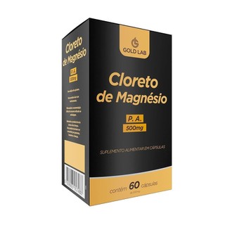 CLORETO DE MAGNÉSIO GOLD LAB COM 60 CÁPSULAS em Oferta na Shopee