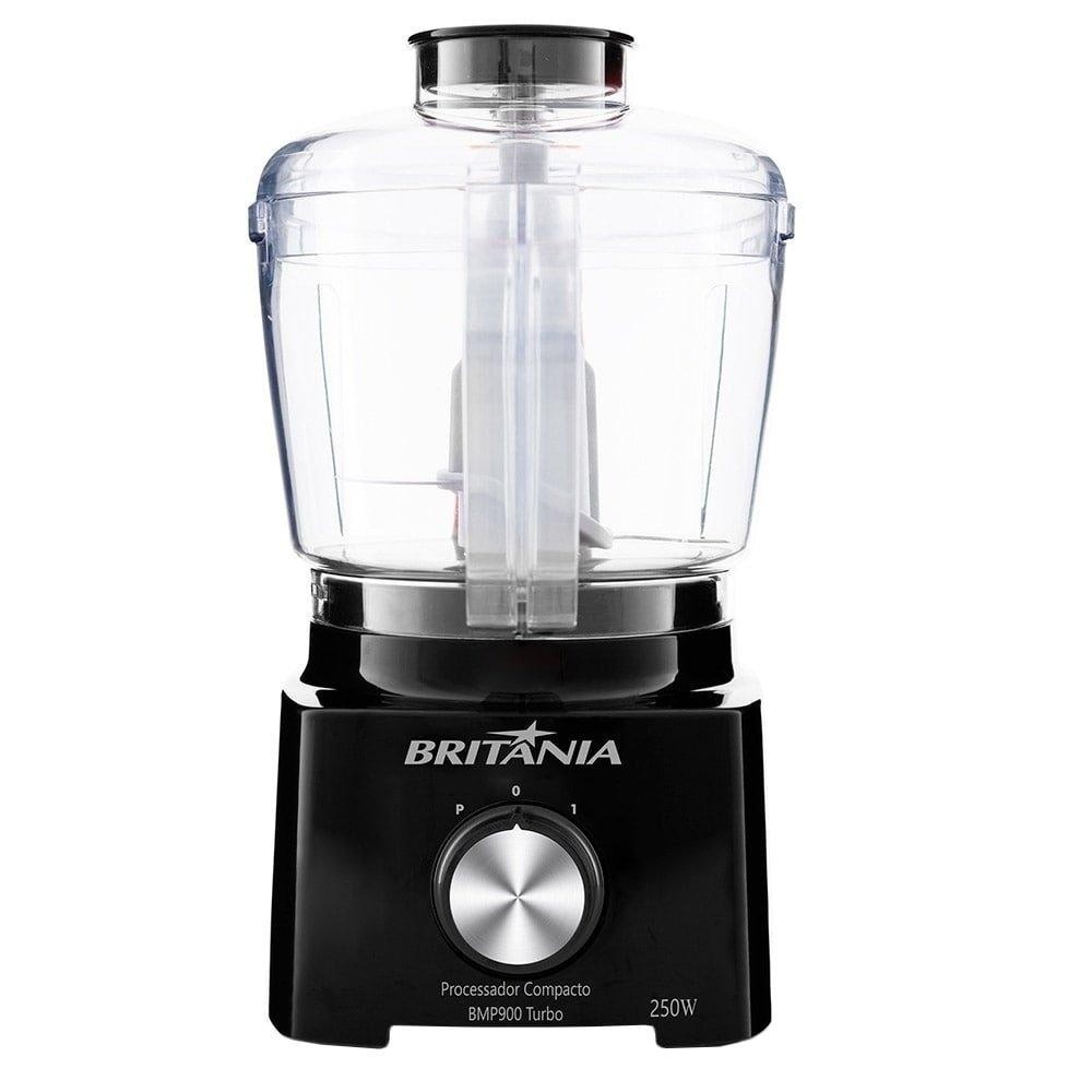 Processador de Alimentos Britânia BMP900 | 2 Velocidades + Pulsar 250W Preto - Home Appliances