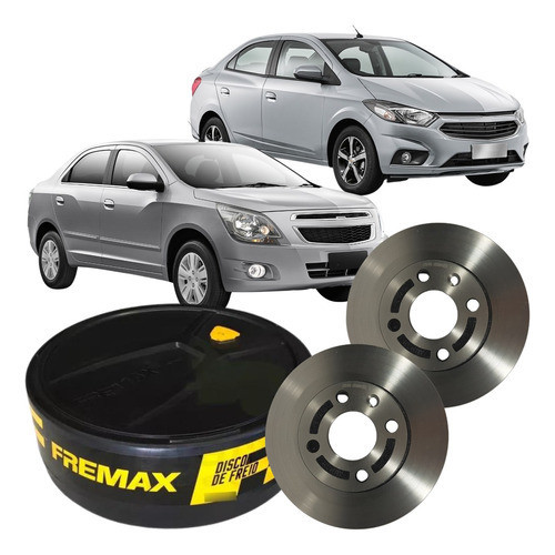 02 Disco Freio Ventilado Cobalt Joy Plus Onix 2011 À 2021 em Oferta na Shopee