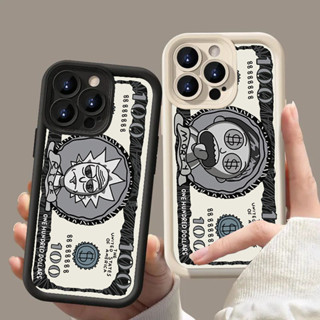 Capa Engraçada Com Padrão De Dólar De Anime Rick Morty Para iPhone 16 11 12 13 14 15 Pro Max XR X XS 7 8 Plus SE 2020 13 12 Mini De Silicone À Prova De Choque em Oferta na Shopee