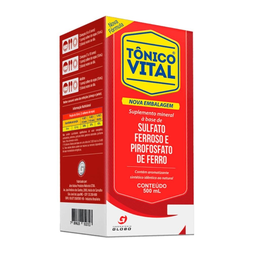 TÔNICO VITAL COM 500ML - Health