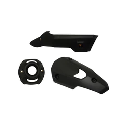 Acabamento Plastico Escapamento Preto Fazer 250 Fz 25 2018 2019 2020 2021 2022 2023