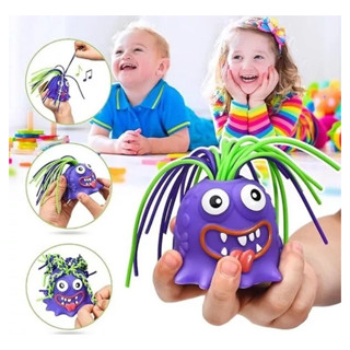 Brinquedo Monstrinho Puxa Cabelo Som Grita Galera Do Grito em Oferta na Shopee