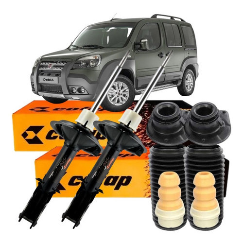 Detalhes do Kit Amortecedor Dianteiro Com Rolamento Cofap Original Doblo Adventure 1.8 2003 a 2019