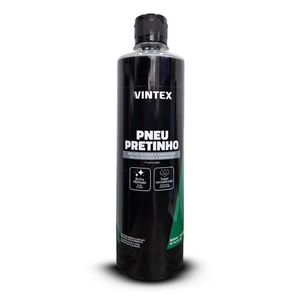 Pneu Pretinho Automotivo Concentrado Brilho Molhado 500 ml