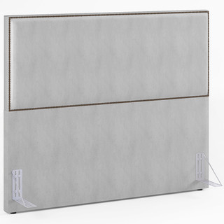 Cabeceira Cama Box Casal Queen Com Tachas 160 cm Vicenza L02 Linho Cinza - Lyam Decor em Oferta na Shopee