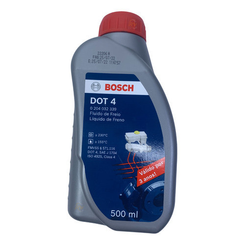 Fluído De Freio Original Bosch Dot4 500ml Pronta Entrega Dot4 em Oferta na Shopee