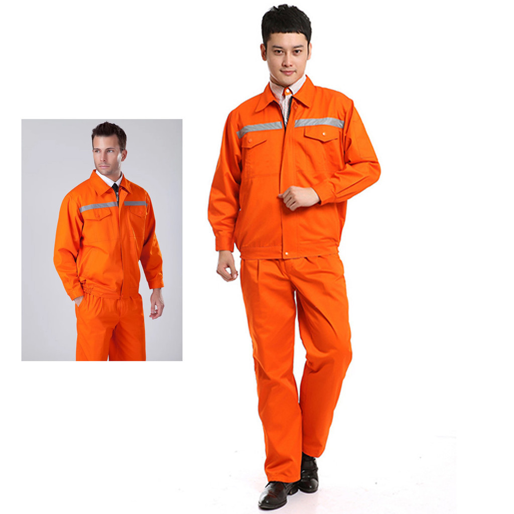 Conjunto Uniforme EPI Profissional Faixa Refletiva Segurança do Trabalho Obra Eletricista Mecanico Construçao Civil Trabalho Serviço