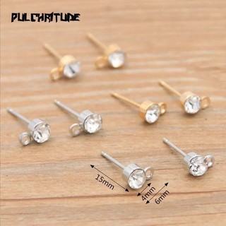 Base para fazer Brinco com Strass Tamanho P DIY Pac com 20 unidades em Oferta na Shopee