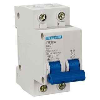 Disjuntor Bipolar Tramontina TR3KA Curva C 40A - 58012/009 em Oferta na Shopee