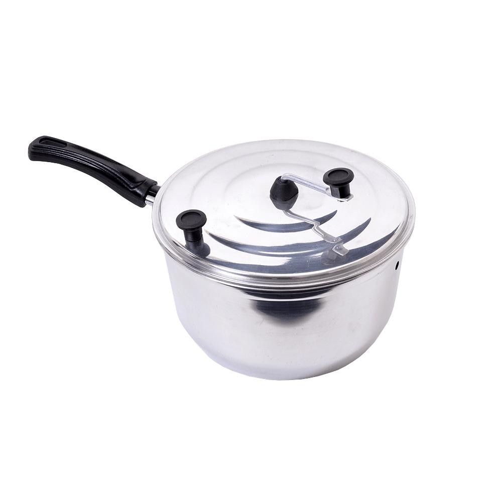 Pipoqueira Fuzipar Luxo 22cm, 4 Litros, Alumínio Polido - 251 em Oferta na Shopee