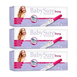 Kit 3 und Baby Sure Caneta Teste Gravidez