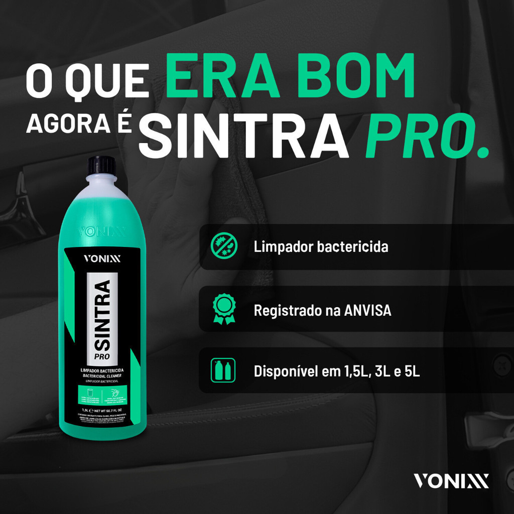 Limpador Bactericida Sintra Pró Concentrado Vonixx 1,5 Litros