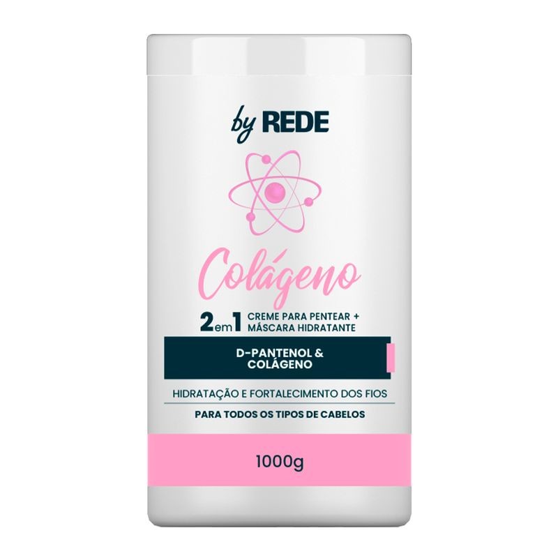 Creme Para Pentear By Rede 2 Em 1 Colágeno 1kg - Beauty