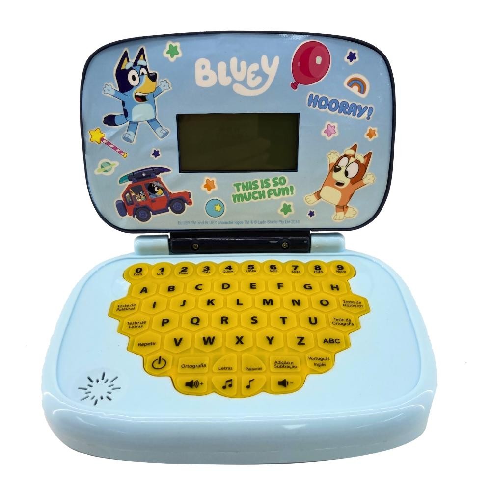 Laptop Infantil Educativo Candide Bluey Bilíngue em Oferta na Shopee