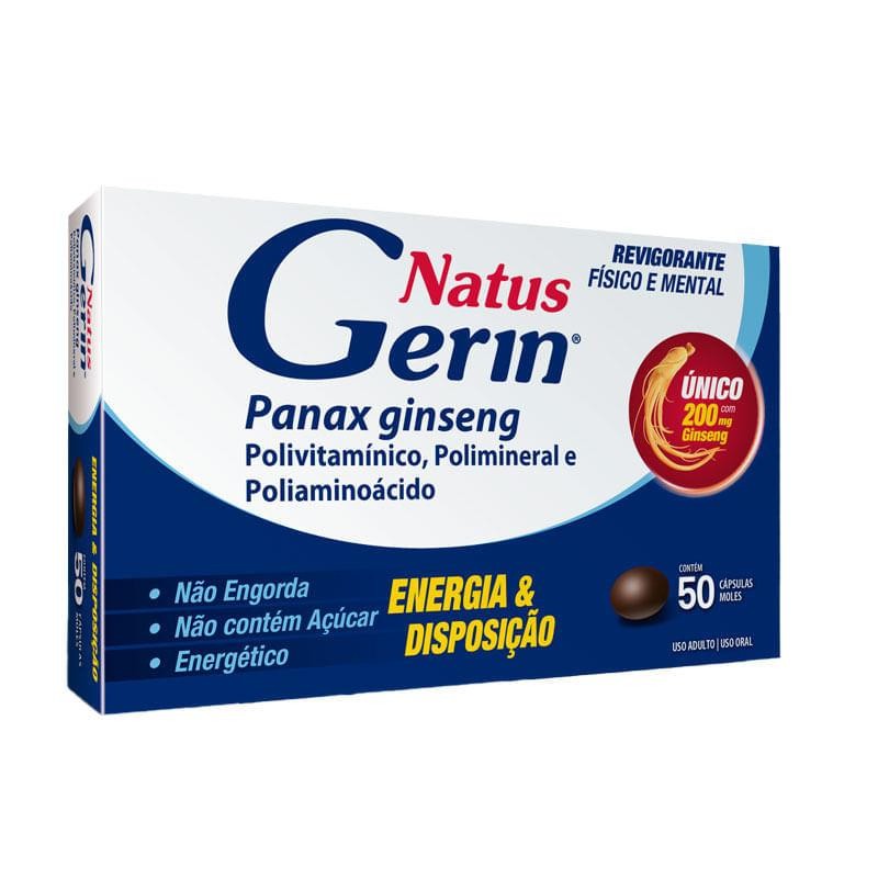 Polivitamínico Natus Gerin 50 Cápsulas Gelatinosas Moles