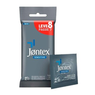 Preservativo Jontex Sensitive Leve 8 Pague 7 Unidades em Oferta na Shopee