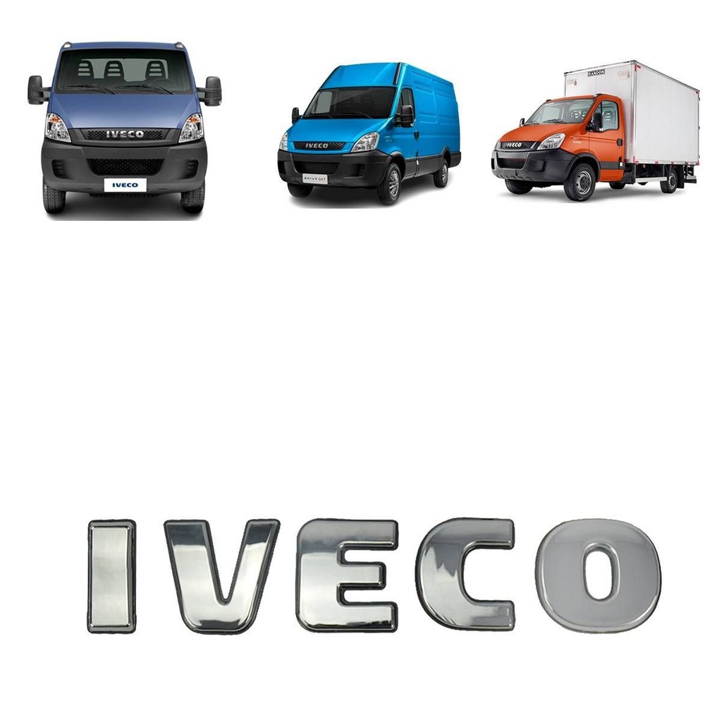 EMBLEMA FRONTAL DA GRADE IVECO DAILY EURO 5 2013 A 2019