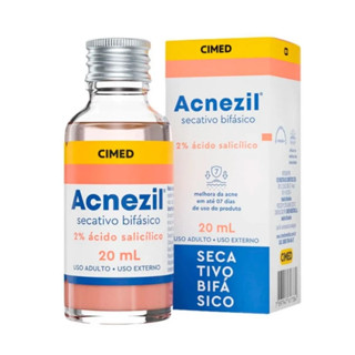 Acnezil Secativo Bifásico 20ml Ácido Salicílico 2% - Cimed em Oferta na Shopee