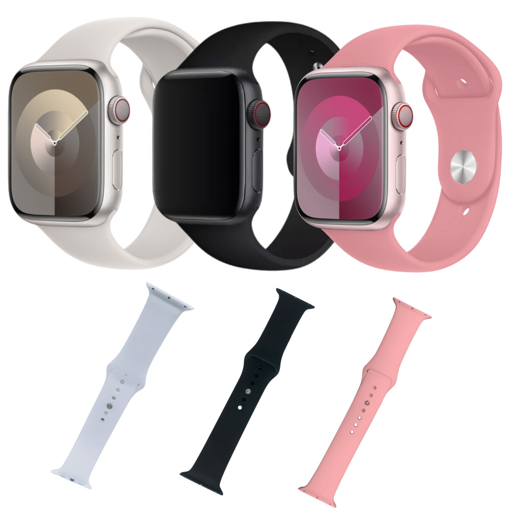 PULSEIRA DE SILICONE 38mm - TRAVA IMÃ - VARIAÇÃO CORES