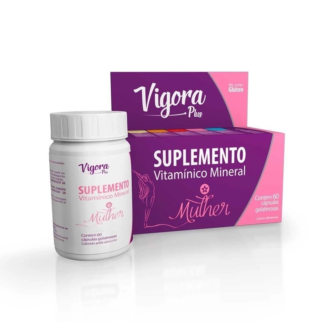 Vigora Plus Mulher Vitamínico 60 cps - Prati Donaduzzi em Oferta na Shopee