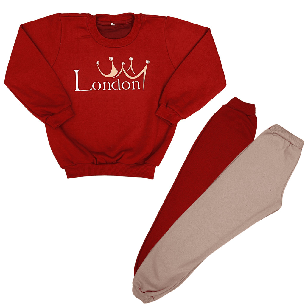Conjunto Blusa e 2 Calças Moletom Quentinhas Flaneladas Gola Careca Punho ajustavel