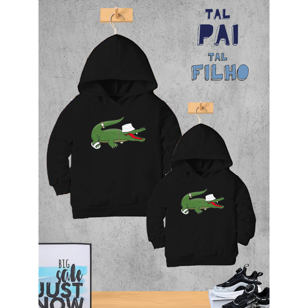 Kit Tal Pai Tal Filho BLUSA MOLETOM JAC CHAPEU Masculino Adulto e Criança