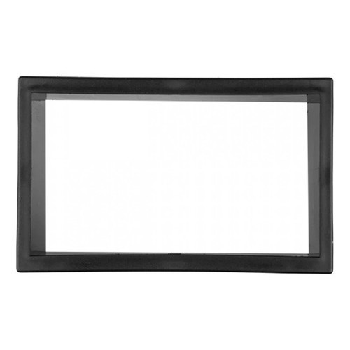 MOLDURA PARA CENTRAL MULTIMIDIA MP5 7 POL POLO GOLF FIESTA ECOESPORT 2003 A 2014 2 DIN PRETA em Oferta na Shopee