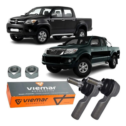 Par Terminal Direção Toyota Hilux Sw4 2005 Á 2015