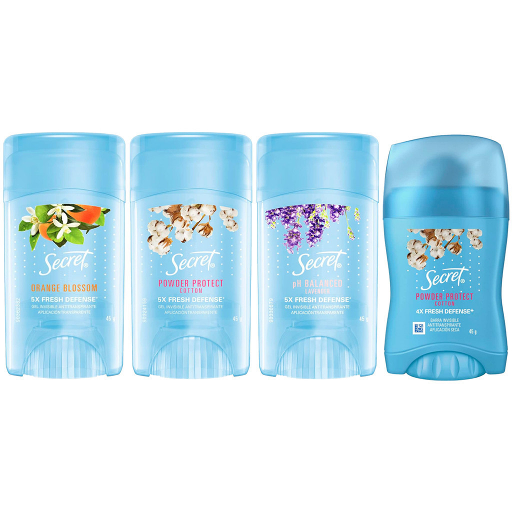 DESODORANTE SECRET ANTITRANSPIRANTE 45G em Oferta na Shopee