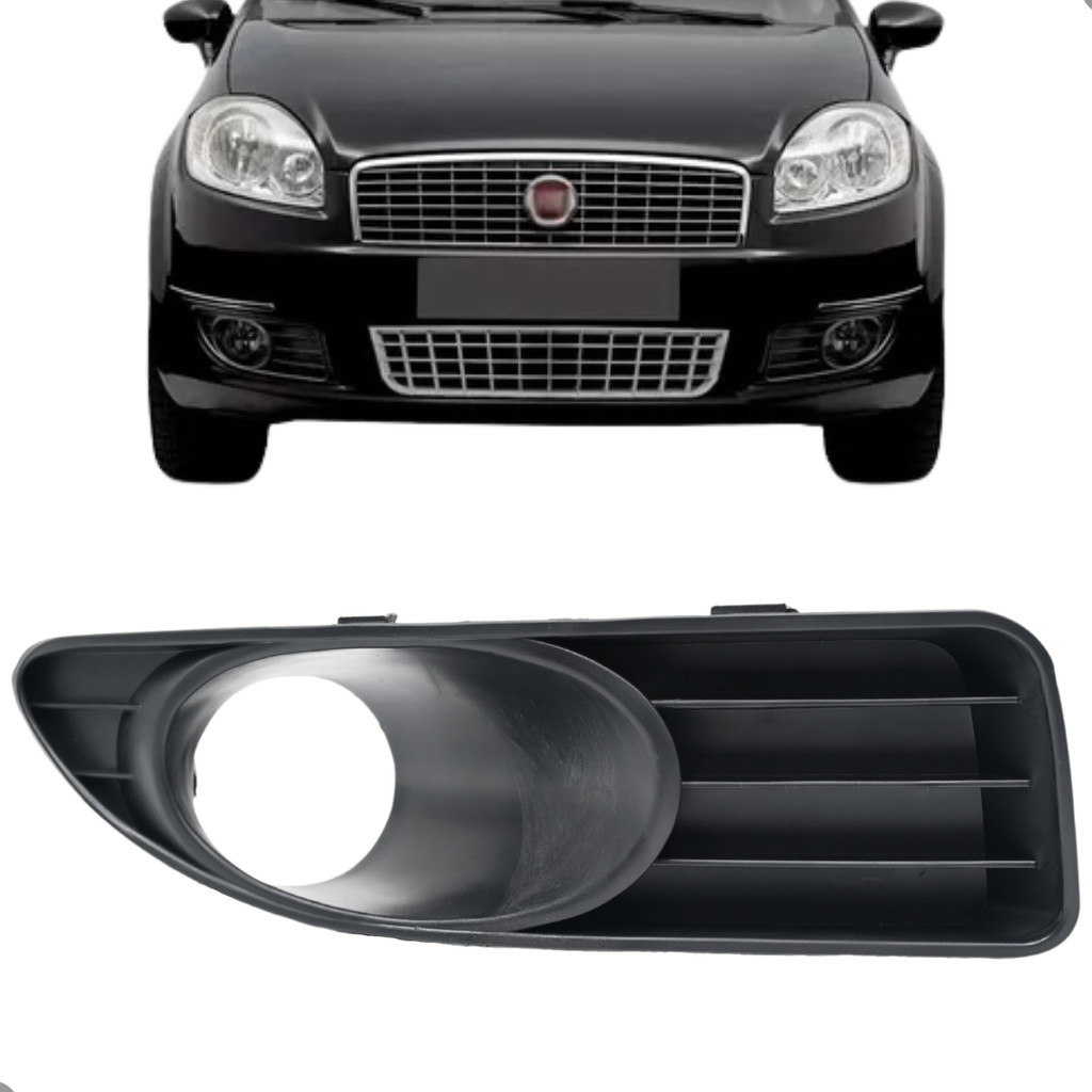 Grade Moldura Farol Milha Linea 2008 2009 2010 11 12 13 2014