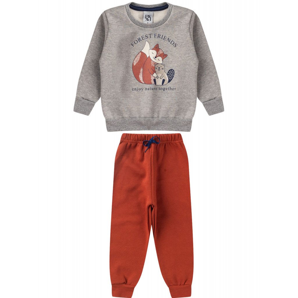 Conjunto Feminino Infantil Forest Friends - Baby & Kids Fashion