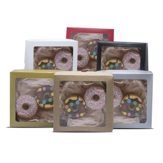 20 Caixas de Papel Cartão ou Kraft Com Visor- 15x15x4 | Para Presentes, Cosméticos ou Artesanatos em Oferta na Shopee