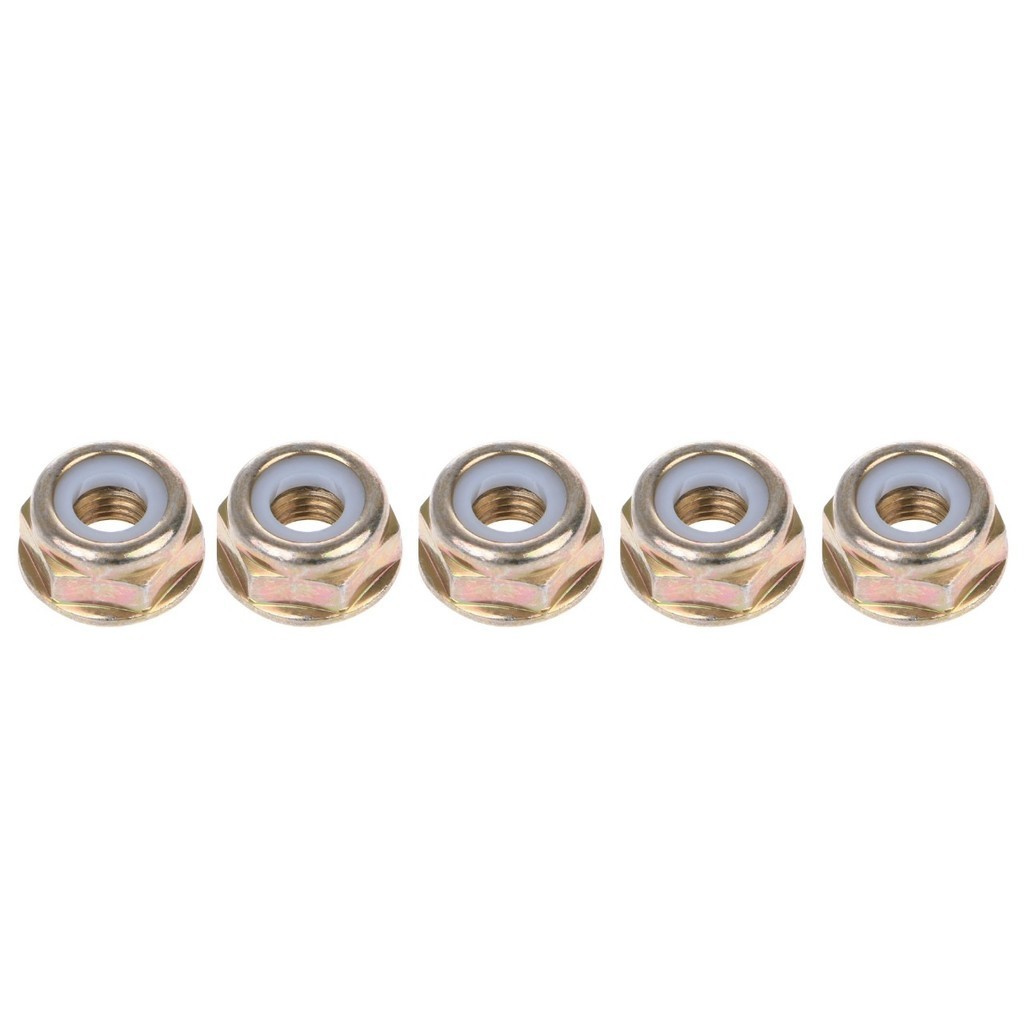 Kit 5 Porca da Transmissão Ponteira M10 Roçadeira Siga Tools Branco Garthen  43/52 cc