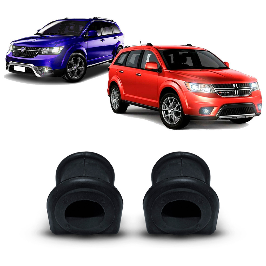 Par Kit Borracha Bucha Barra Estabilizadora Amortecedor Traseiro Suspensão Traseira Dodge Journey Fiat Freemont