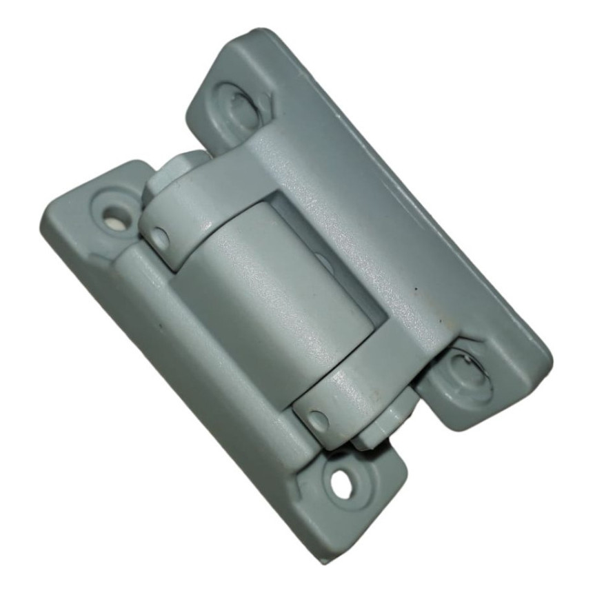 Dobradiça C/ Mola Geladeira Balcão Refrigerado Cinza 70mm Nova