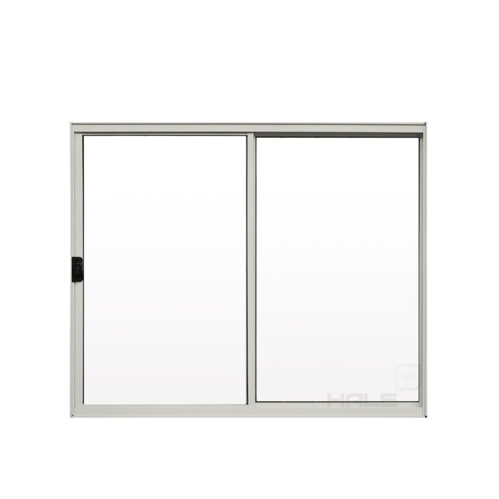 Janela de Alumínio de Correr 100x100cm 2 Folhas Hale Esquadrias Branco em Oferta na Shopee
