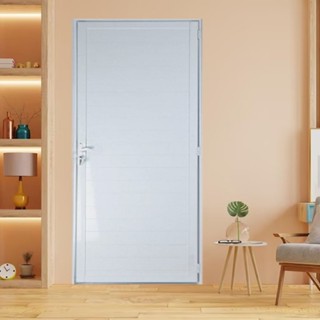 Porta Lambril de Alumínio 210 X 90cm com Maçaneta Linha 25 Esquadrias Bergamo Abertura Direita Direita em Oferta na Shopee