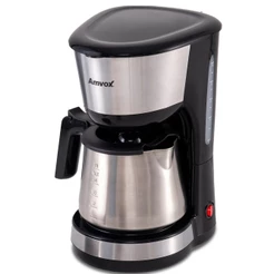 Cafeteira Elétrica Amvox ACF 927 900W 30 Xicaras Jarra de 1,5L INOX