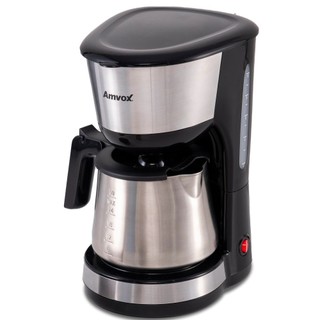 Cafeteira Elétrica Amvox ACF 927 900W 30 Xicaras Jarra de 1,5L INOX