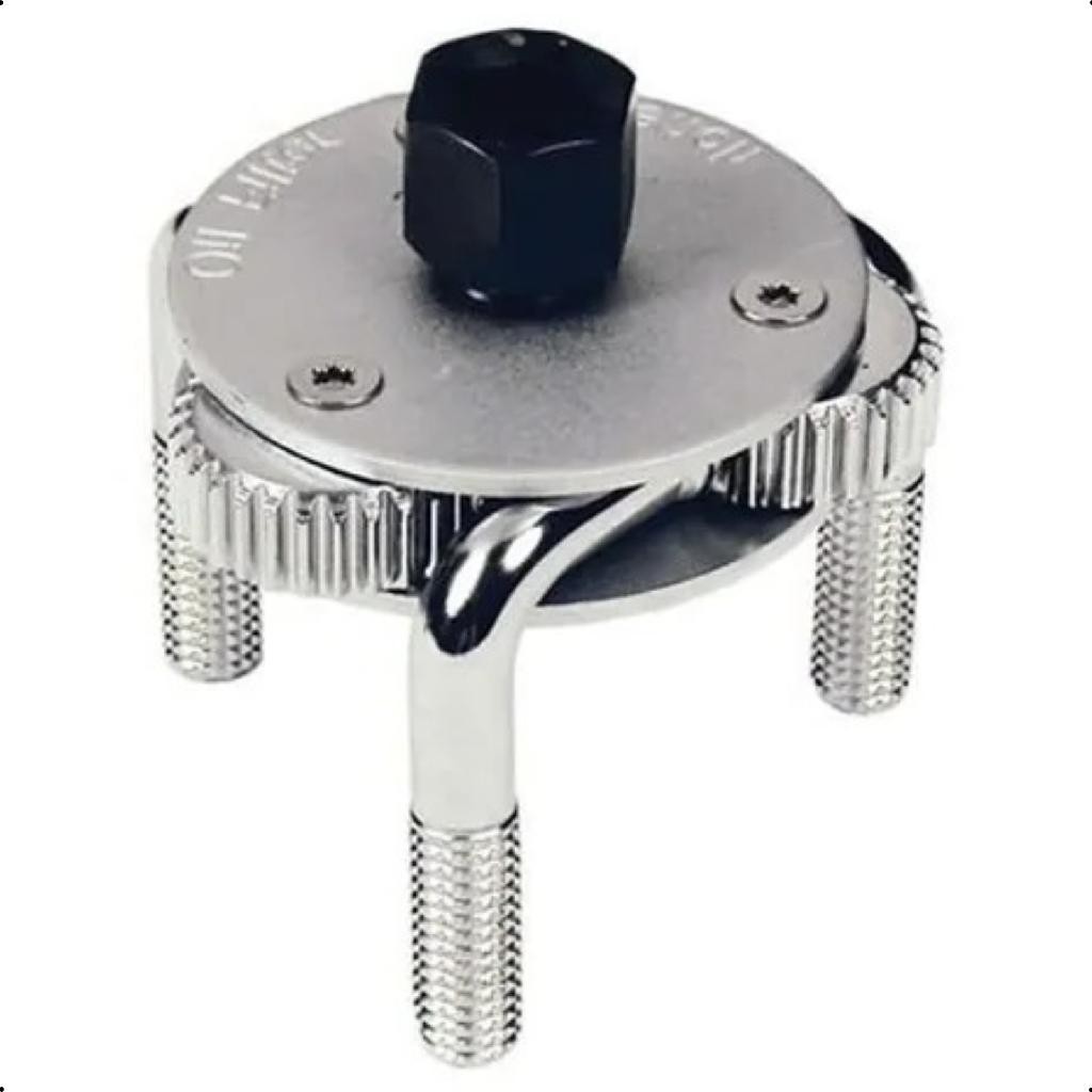 Saca Extrator Filtro De Óleo Universal 3 Garras Tipo Aranha Aço Carbono Alta Resistência